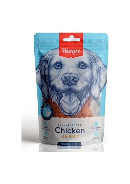 Kavrulmuş Tavuk Parçalı Köpek Ödülü 100 gr