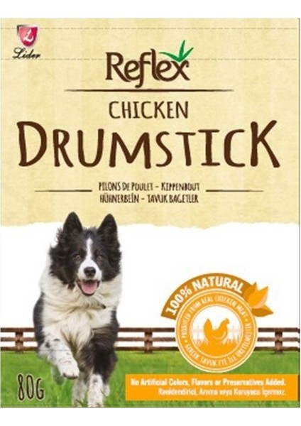 Drumstick Tavuklu Bağet Köpek Ödül Maması 80 gr