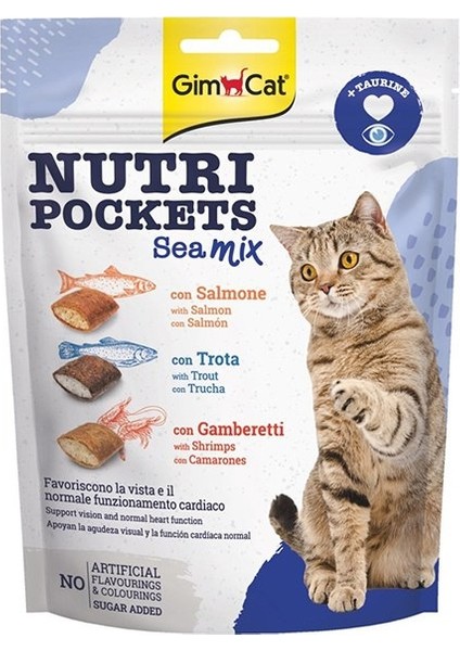 Nutri Pockets Sea Mix Kedi Ödül Maması 150 gr