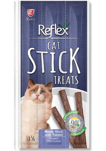 Tavşanlı Stick Kedi Ödül Maması 3x5 gr