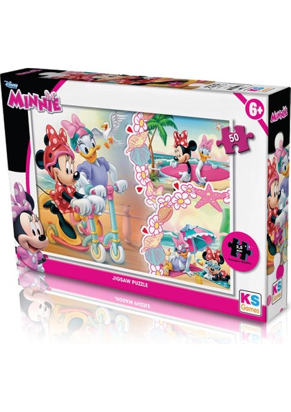 Minnie Mouse 50 Parça Puzzle