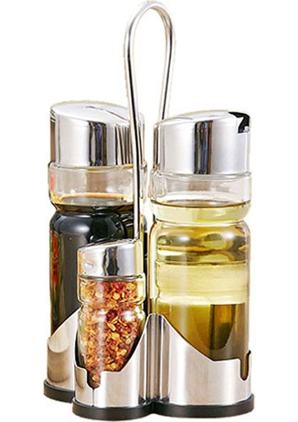 Baharat Şişe Set Çeşni Tutucu Baharat Raf Dört-In-One (Yurt Dışından)