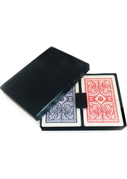 A-30 Plastik Desenli Iskambil Oyun Kağıdı Takımı 2'li fırsatları