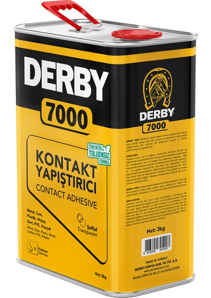 Kontakt Şeffaf Yapıştırıcı 3 kg