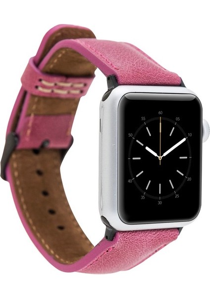 Apple Watch Uyumlu Deri Kordon 38-40MM TN08 Pembe fiyatları
