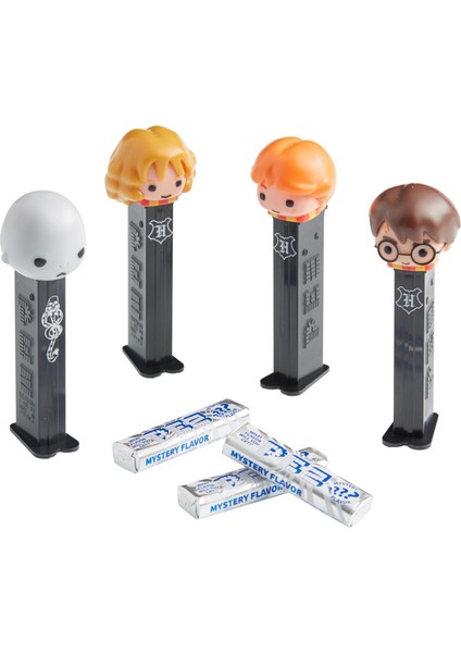Harry Potter Dispenser Pez Şeker Adam ve 3 Yedek Şeker Pack