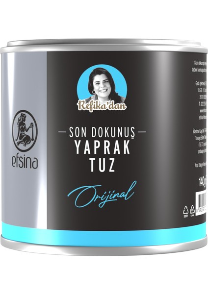 Refika’dan Orijinal Yaprak Tuz 140 gr