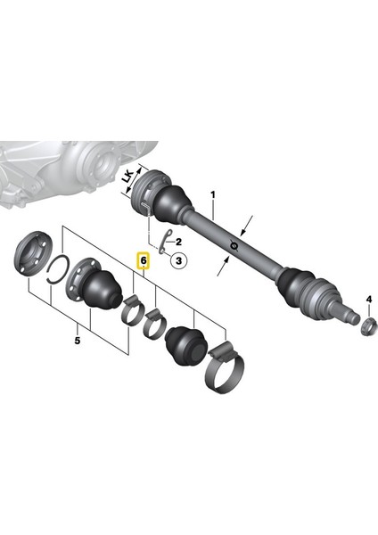 Bmw 1 Serisi 3 Serisi ve E85 Z4 Uyumlu Gkn Dış Aks Körük Tamir Seti fiyatları