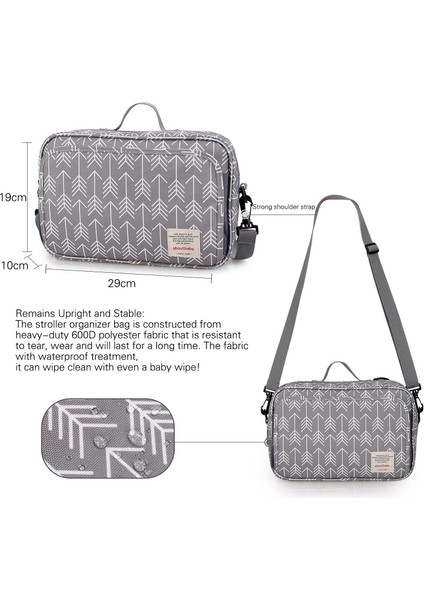 Su Geçırmez Depolama Arabası Çantası Bebek Bezi Çantası Özel Tasarım Içın Bebek Gezisi Mumya Çantası (Yurt Dışından) fırsatları
