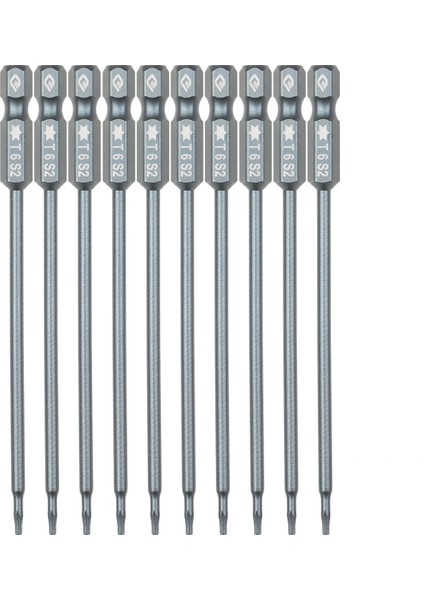 10 Parçalı Güvenlik Torx Bit Seti 1/4 Inç Sürücü Kurcalamaya (Yurt Dışından)