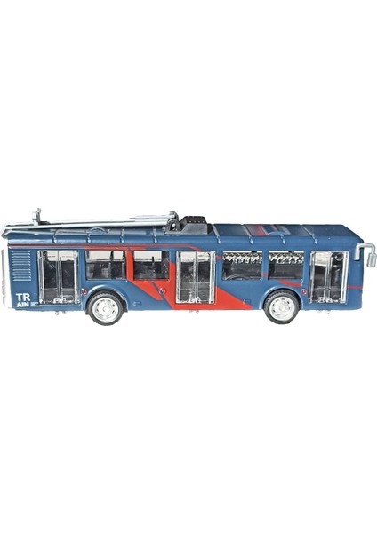 PopŞeker Oyuncak Metal Otobüs, Işıklı, Müzikli Çek-Bırak Özellikli Metal Otobüs 17 cm fiyatları