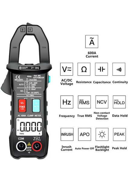 Bsıde Zt-5bq 6000 Sayımları Yüksek Hassasiyetli Ncv (Yurt Dışından)