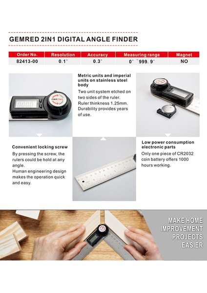 2’si 1 Dijital Açı Kural Gonyometresi Açı Ölçer (Yurt Dışından) modelleri