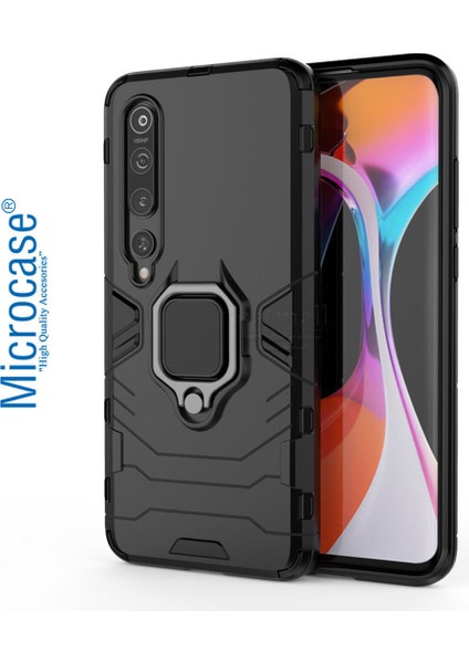 Xiaomi Mi 10 Batman Serisi Yüzük Standlı Armor Kılıf - Siyah fiyatları