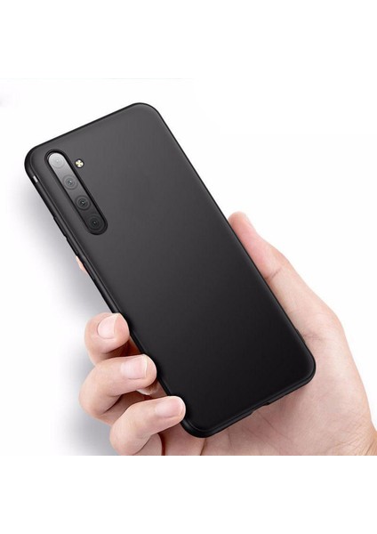 Realme 6 Pro Elektrocase Serisi Silikon Kılıf - Siyah