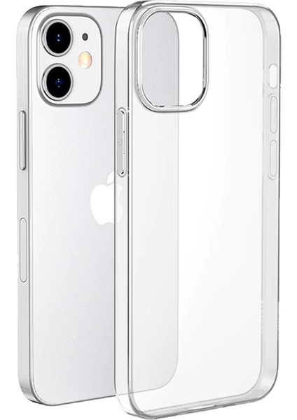 iPhone 12 Ince 0.2 mm Soft Silikon Kılıf - Şeffaf