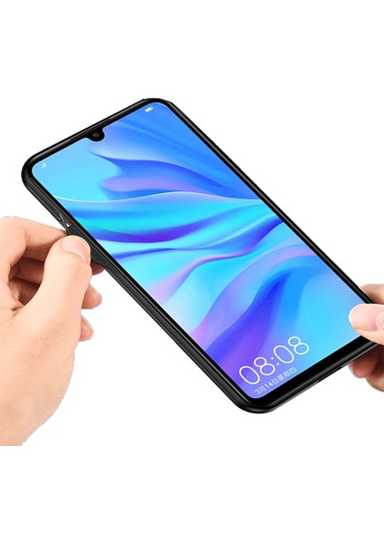 Realme 7 Pro Fabrik Serisi Kumaş ve Deri Desen Kılıf - Siyah