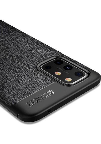 Oneplus 8t Leather Tpu Silikon Kılıf - Siyah modelleri