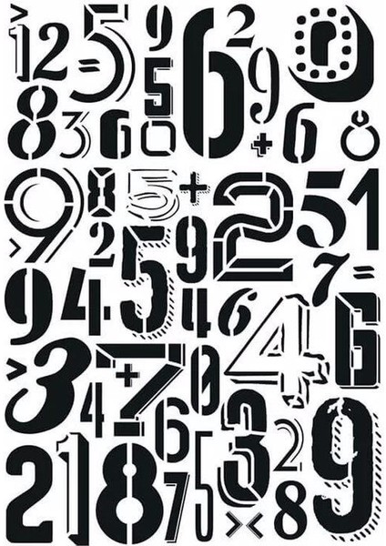 Mıx Media Stencıl Ma Serisi MA93 21 x 29