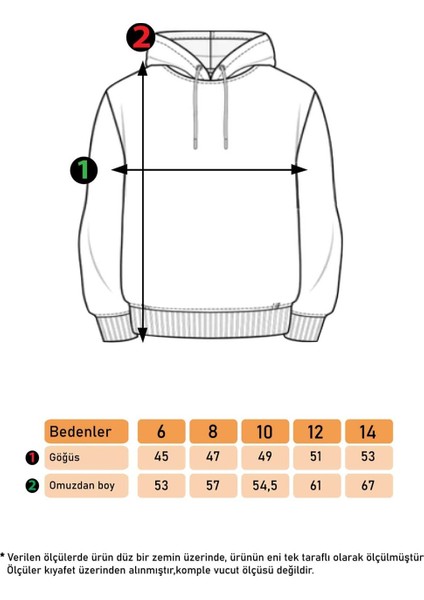 Toontoy Kız Çocuk Kapüşonlu Baskılı Sweatshirt fiyatları