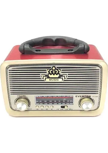 RT-301 Bluetooth-Usb-Sd-Fm Nostaljik Radyo