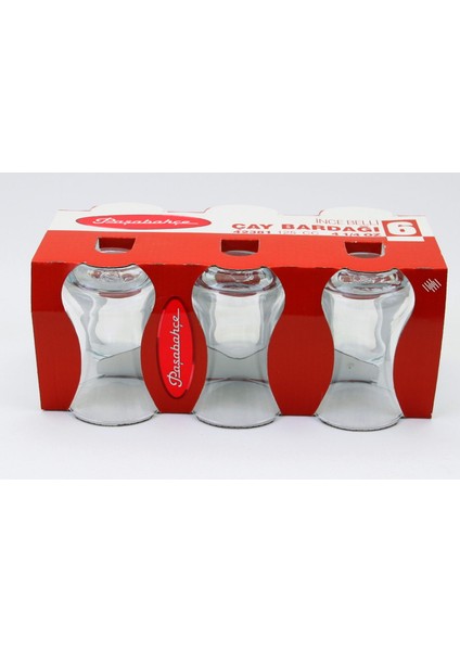 42381 İnce Belli Çay Bardağı 6'lı