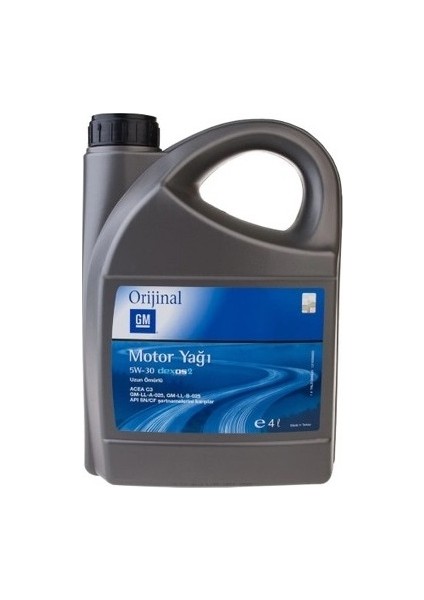Motor Yağı 5W/30 4lt (Dexos 2)