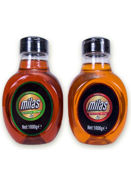 Milas Üreticiler Birliği Çiçek Balı 1 kg + Çam Balı 1 kg