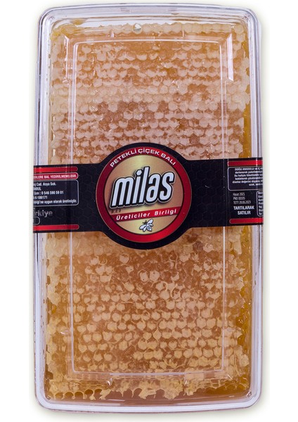 Milas Üreticiler Birliği Petek Balı 860 Gr