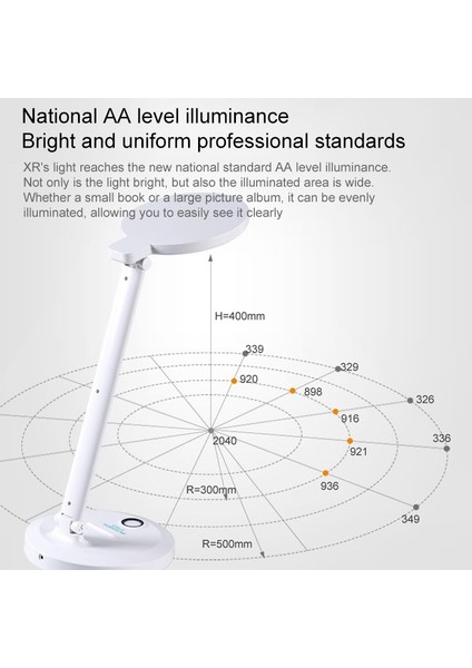 LED Öğrenme Göz Koruma Katlanabilir Masa Lambası (Yurt Dışından)