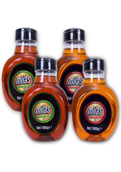 Çiçek Balı 1 kg (2'li) + Çam Balı 1 kg (2'li)