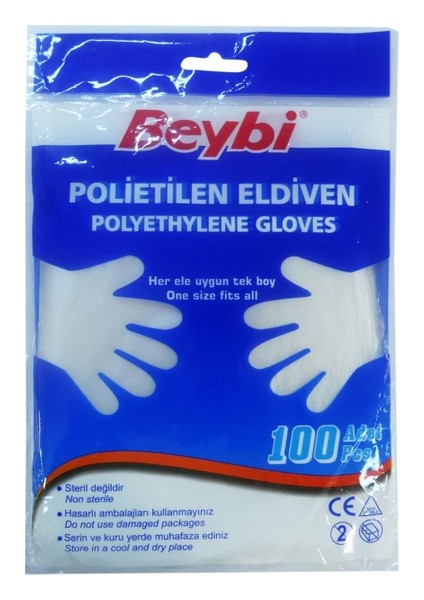 Pet Eldiven 100'LÜ