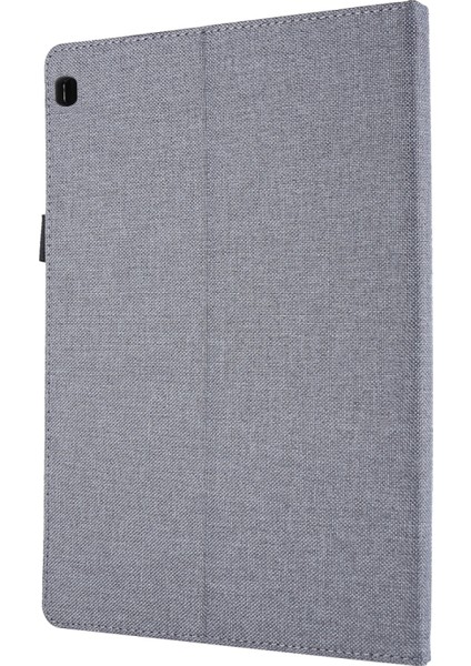 Lenovo Tab M10 10.1 Için Kumaş Desenli Tpu Düz Kılıf--Siyah (Yurt Dışından) modelleri