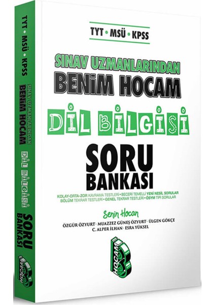 TYT MSÜ KPSS Sınav Uzmanlarından Dil Bilgisi Soru Bankası