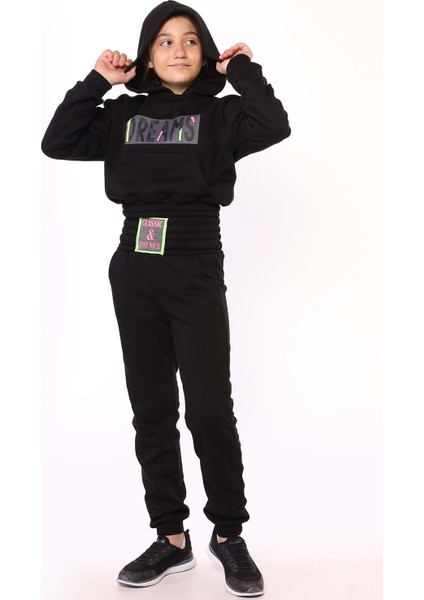 Toontoy Kız Çocuk Baskılı Eşofman Takımı