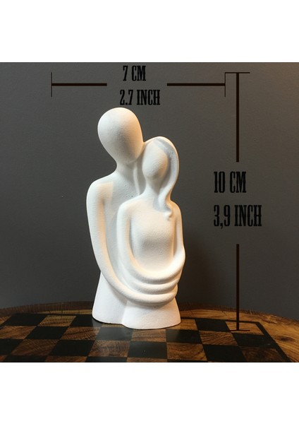 Biblo Sarılan Sevgililer Dekoratif Obje