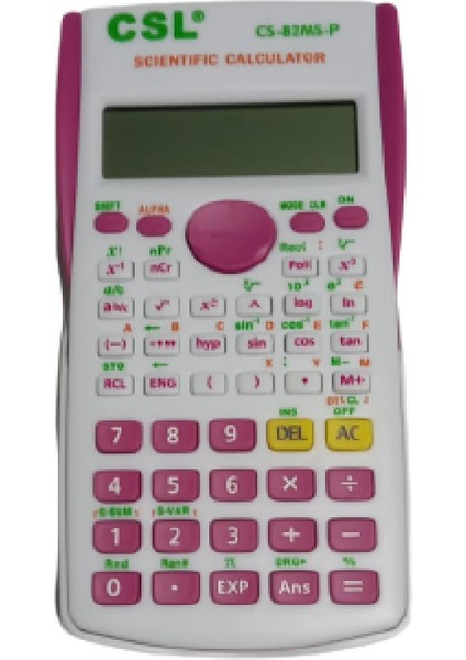 Csl CS-82MS-P Pembe Fonksiyonlu Hesap Makinesi