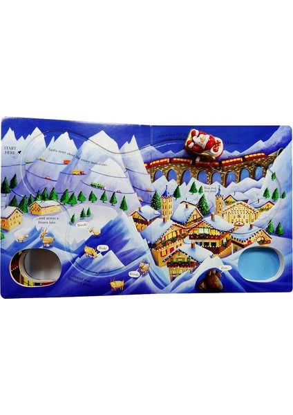 Santa's Christmas Journey With Wind-Up Sleigh - Fiona Watt fiyatları