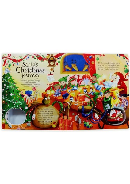 Santa's Christmas Journey With Wind-Up Sleigh - Fiona Watt modelleri