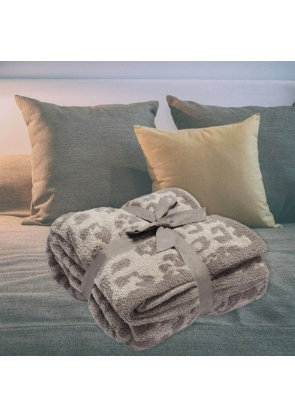 Leopar Atmak Battaniye Hafif Ev Dekor Için Ev Ofis Tüm Sezon 127X152 cm A (Yurt Dışından) fırsatları