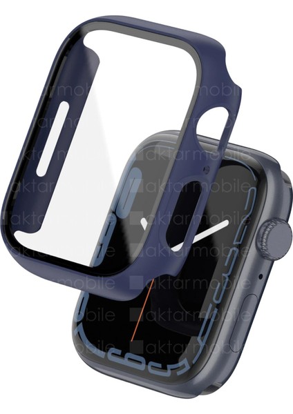 Apple Watch 7 45 mm Uyumlu Ekran Koruyucu Kasa Koruma Full Body Gard Tüm Gövde Koruyucu Tam Koruma
