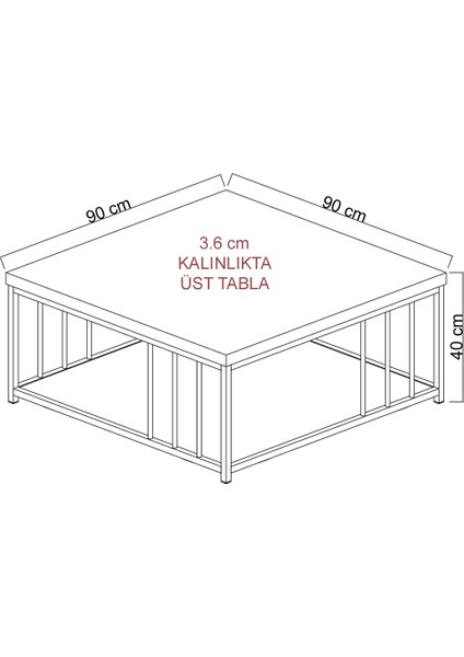 Modatte Zenn Orta Sehpa - TYMD146