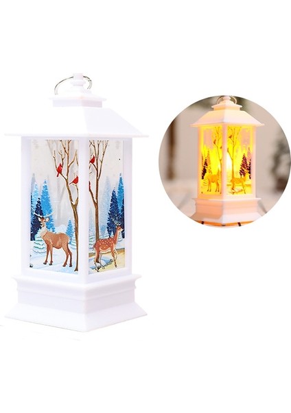 Noel Alev Fener, Boyut: Light 77 x 77 x 195MM Beyaz Elk