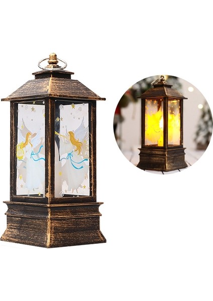 Noel Alev Fener, Boyut: Large 77 x 77 x 195MM Bronz Melek