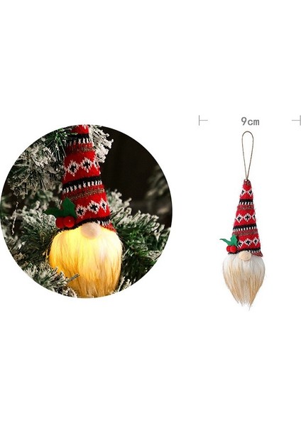 2 Adet Noel Ağacı Kolye Kırmızı Siyah Izgara modelleri