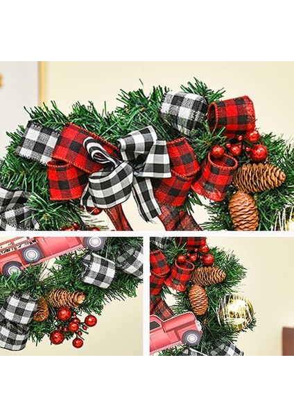 Noel Garland, Boyutu: 38CM Kırmızı Çiçek fiyatları