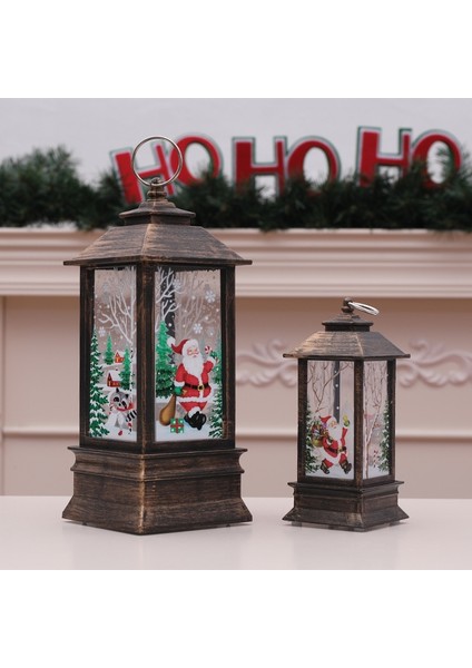 Noel Alev Fener, Boyut: Large 77 x 77 x 195MM Bronz Santa modelleri