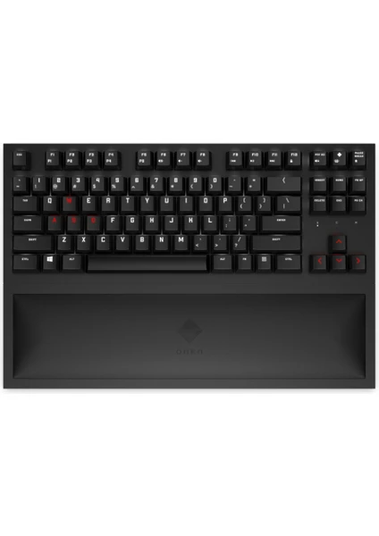 OMEN Spacer Kablosuz TLK Kahverengi Cherry MX Mekanik Anahtarlı Oyuncu Klavyesi İngilizce - Siyah 9BU31AA