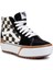 Kadın Keten Ayakkabı VN0A4BTWVLV1 Vans Ua Sk8-Hi Stacked (Checkerboard) Multi/true White 2