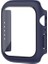 Apple Watch 7 Uyumlu 45 mm Kasa Koruyucu Ekran Koruyucu Full Body Gard Kılıf Lacivert 1